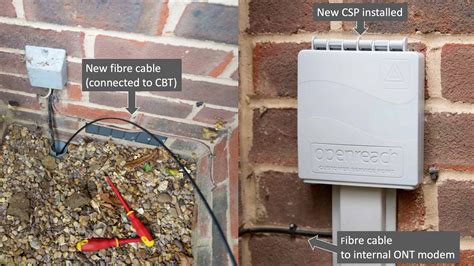 bt openreach junction box wiring|Openreach cable installation.